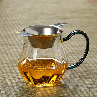 耐热玻璃公道杯加厚分，茶器茶漏泡茶过滤分，茶器茶海套装功夫茶具