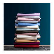 奢华120支纯色全棉面料纯棉长绒棉高档床品布料私人定制幅宽2.5米