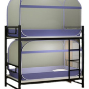 定制蚊帐蒙古包学生宿舍，单人床上铺下铺子母床，09米12m免安装可折