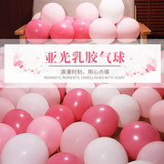 加厚气球 100个装汽球结婚婚礼装饰婚房场景布置派对儿童周岁生日