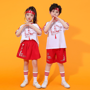 六一儿童演出服男童幼儿园中国少年郎舞蹈服爱国女童国风表演服装