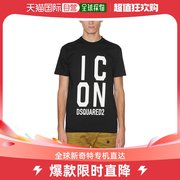 韩国直邮DSQUARED223FW短袖T恤男GS79GC0077S23009900 BlackBlack