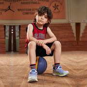 Nike AirJordan童装耐克儿童篮球服套装男童夏季运动背心短裤透气