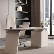 烤漆办公桌家用书桌简约现代医美办公桌椅，组合带抽屉式办公桌