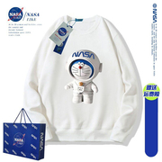 NASA联名童装叮当猫宇航员卫衣男童女童中大童儿童亲子装长袖t恤
