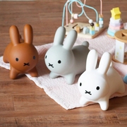 日本Ides设计 米菲兔摇铃公仔Miffy创意宝宝陪伴响铃玩偶玩具礼物