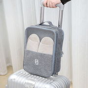 旅行鞋包可挂行李箱旅游鞋靴收纳盒多功能三层加大鞋子收纳包