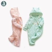 婴儿连体衣冬新生儿衣服冬季0-3个月，宝宝连体棉衣，连脚爬爬服保暖