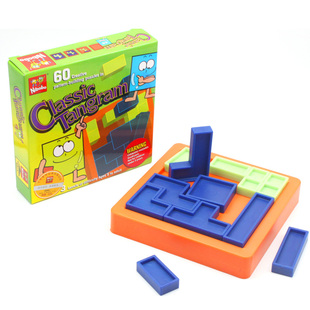 nibobo智力方块 儿童逻辑定位逻辑思维拼板拼图桌面游戏益智玩具