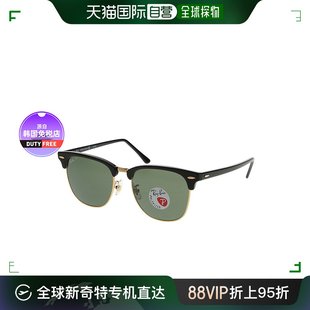 韩国直邮RAY BAN/雷朋 时尚复古黑色半框太阳眼镜 0RB3016F90