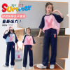 夏季女童套装薄款短袖长裤两件套小学生女孩衣服7岁8儿童姐妹装10
