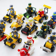礼物兼容乐高汽车玩具男孩组装玩具小益智拼装儿童小颗粒积木