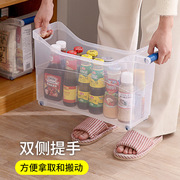 JEKO厨房滑轮收纳盒橱柜锅具碗碟筐置物篮架子抽屉分隔下水槽拉篮
