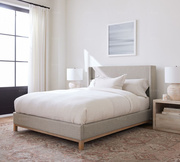美式实木轻奢床现代简约家具1.8米主卧婚床法式双人床布艺公主床