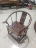 红木家具大鸡翅木圈椅实木椅子办公休闲新中式太师椅官帽椅茶椅