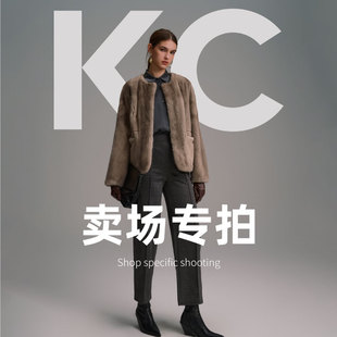 kc进口水貂皮草外套，女2023奢华貂毛大衣卖场，款直播1号链接