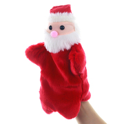 大号手偶玩具圣诞老人手指偶公仔宝宝安抚玩偶圣诞礼物讲故事娃娃