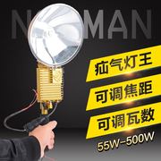 500w氙气灯王探照灯强光，远射3000米手持疝气灯，可调焦距户外12v电