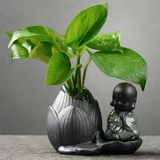 创意绿萝水培花瓶容器鲜花植物插花水养花盆器皿客厅装饰品小摆件