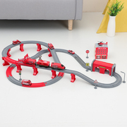 儿童轨道车电动小火车，高铁路(高铁路)轨道赛道玩具，动手益智力动脑男孩汽车