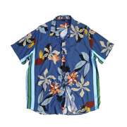 古早味 夏威夷沙滩花衬衫男短袖宽松大码港风旅行复古潮牌薄衬衣