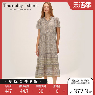 Thursday Island星期四岛屿夏季波西米亚连衣裙T224MOP237W