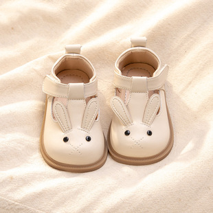 女宝宝鞋子春夏季婴儿学步鞋软底1一3岁小童公主鞋女童小兔子凉鞋