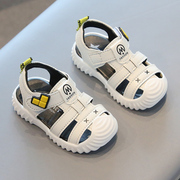 夏季男童男宝宝女凉鞋小童0一1-3周岁半鞋子夏婴儿宝宝软底学步鞋