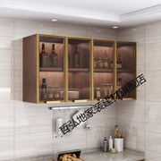 厨房吊柜玻璃门橱柜实木浴室壁挂，柜阳台储物柜，墙壁柜墙上柜子单