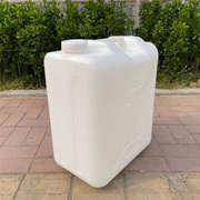 加厚50kg塑料桶食品级扁方储水桶50l升水桶，100斤酒壶食用花生油桶