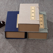 新中式古典假书博古架办公室桌面摆件，道具书模型样板间装饰仿真书