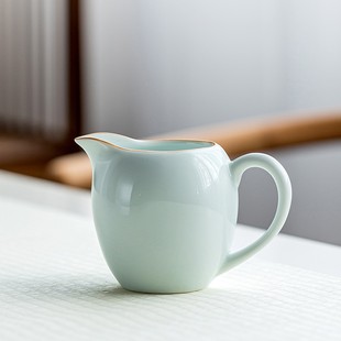 青瓷公道杯分茶器影青功夫茶陶瓷泡茶公杯单个茶海茶具配件分茶杯