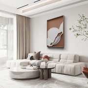 现代轻奢3D立体客厅沙发背景墙装饰画抽象高级感卧室床头挂画壁饰