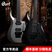 cort考特X500 Menace专业级电吉他套装24品双摇重金属摇滚电吉他