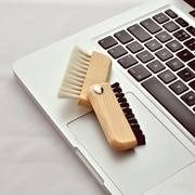 德国redecker键盘清理刷笔记本电脑，清洁扫灰刷随身便携软毛折叠刷