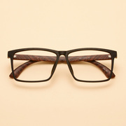 复古仿木纹tr90大方框眼镜架，男木质全框近视眼镜框，女眼睛高度数(高度数)