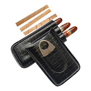 雪茄皮套装雪茄盒便携式随身旅行雪茄工具包剪雪松木保湿雪茄套
