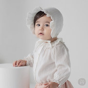 韩国进口春夏秋季淑女宝宝，翻领衬衫长袖棉质上衣婴幼儿童装