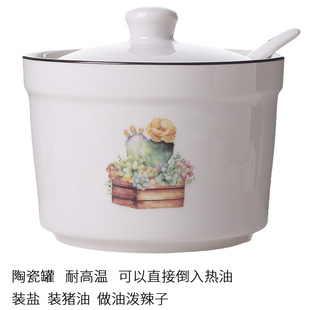 陶瓷罐 易清洗 卫生安全 装调料 装辣椒
