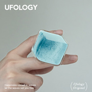 ufology原创夏日流沙冰块磁吸支架，苹果手机支架桌面伸缩