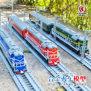 1 87怀旧东风7C内燃机车火车声光回力合金车模型儿童玩具