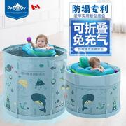 婴儿游泳池家用保温新生幼儿童小孩支架泳池宝宝游泳桶可折叠