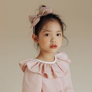 小女孩蝴蝶结发箍韩国进口闪亮金丝气质公主发卡儿童，淑女甜美头箍
