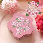 创意樱花花型喜糖，盒子欧式结婚婚礼马口铁，糖盒糖果盒子