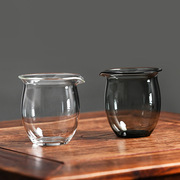 日式玻璃公道杯手工耐热玻璃茶海匀杯分茶器简约透明功夫茶具茶席