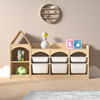 儿童玩具收纳柜木质舒法特(舒法特)置物储物架宝宝，分类多层幼儿园整理实木
