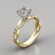 欧美跨境 玫瑰金 银色 金色女士戒指外贸饰品、指环戒指戒指
