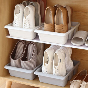 鞋柜收纳盒免安装鞋架，拖鞋鞋子存放神器省空间整理盒子抽屉式塑料