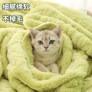 宠物毛毯猫毯子猫窝四季通用狗狗垫子睡垫狗窝狗笼垫板猫垫睡觉用