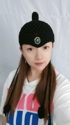 春夏网红手工钩花镂空民族风情，美人尖流苏针织包头小众公主帽